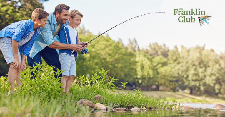 Family Fishing at The Franklin Club