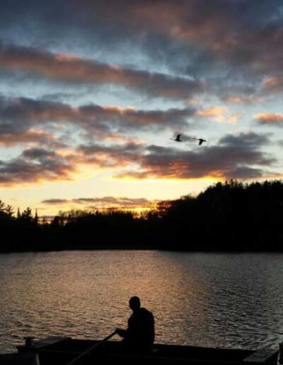 Franklin-Club-Lakeside-Angler-Sunset-Silhouette